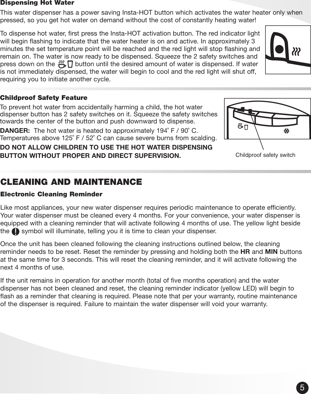 Page 6 of 10 - Vitapur Vitapur-Water-Dispenser-Use-And-Care-Manual- ManualsLib - Makes It Easy To Find Manuals Online!  Vitapur-water-dispenser-use-and-care-manual