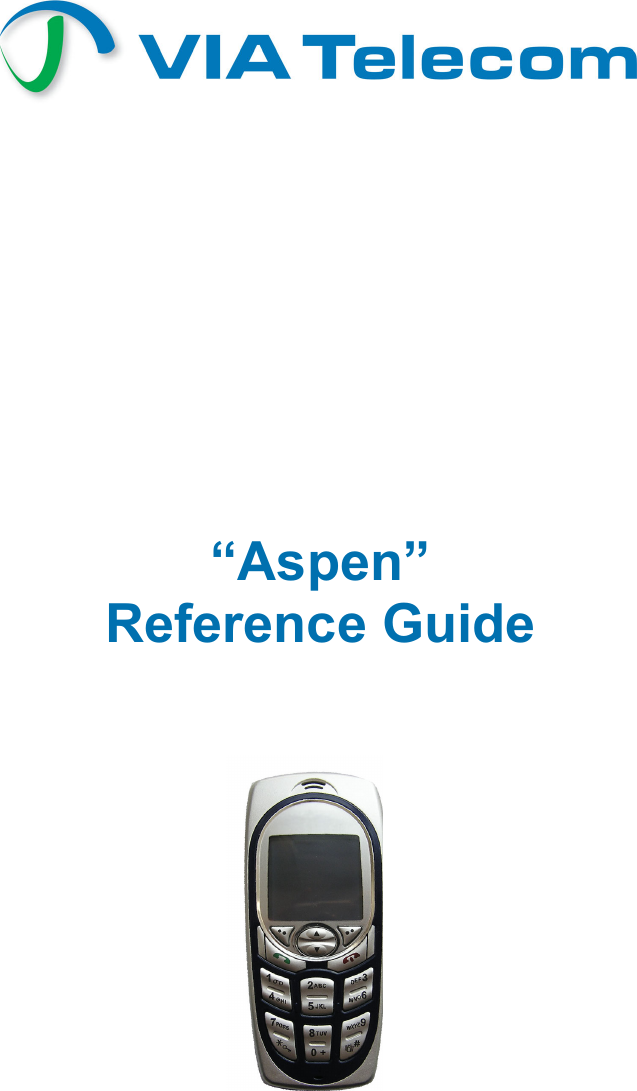               “Aspen” Reference Guide      