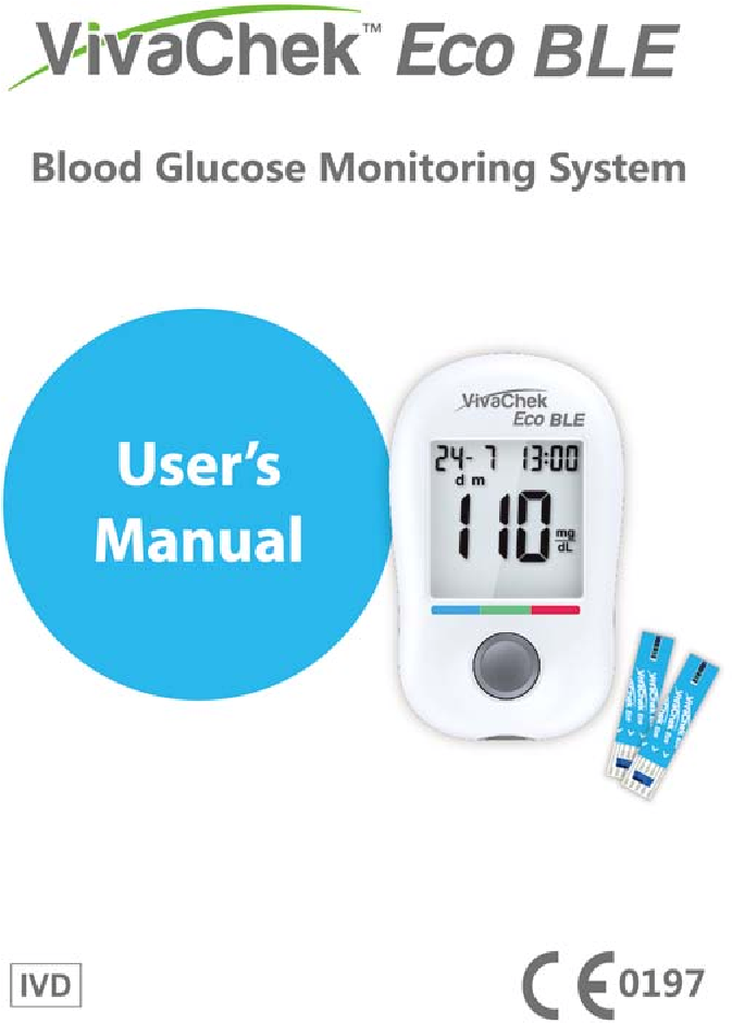 VivaChek Biotech VGM34 VivaChek Eco BLE Blood Glucose Meter User Manual