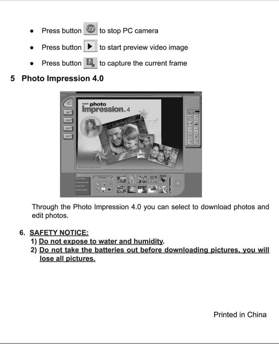 Page 10 of 10 - Vivitar Vivitar-Mini-Digital-Camera-Operation-Manual- 360HE513A说明书  Vivitar-mini-digital-camera-operation-manual