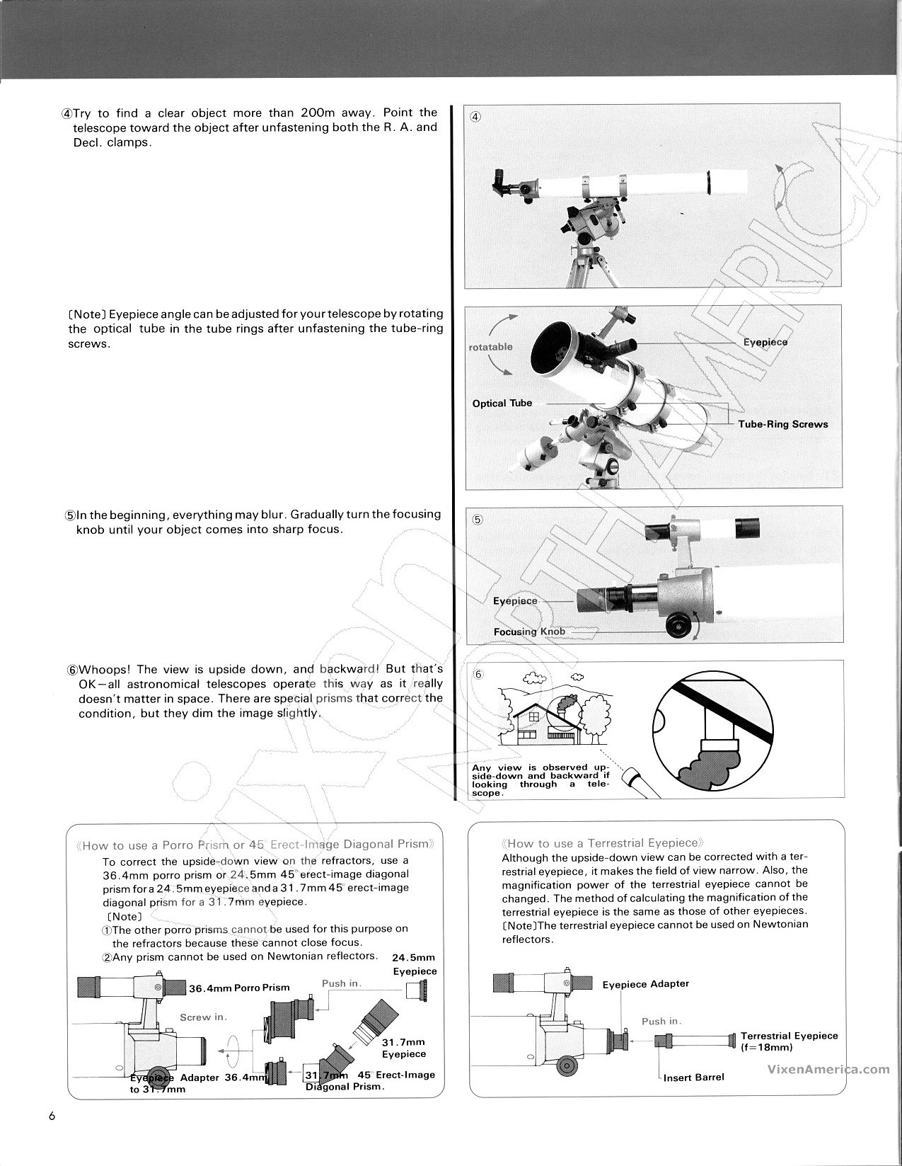 Page 6 of 10 - Vixen Vixen-Gp-Dx-Users-Manual-  Vixen-gp-dx-users-manual