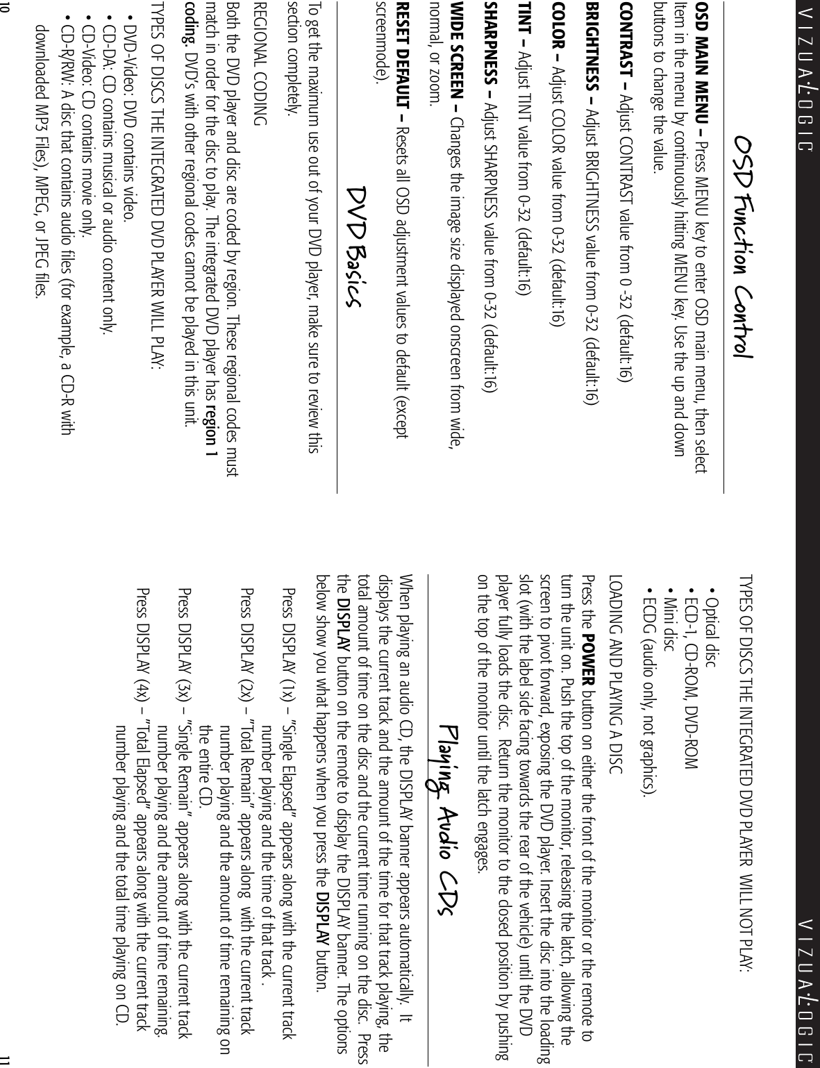 Page 10 of 10 - Vizualogic Vizualogic-A-1000-Users-Manual- 0879-370 A-1000 Owners  Vizualogic-a-1000-users-manual