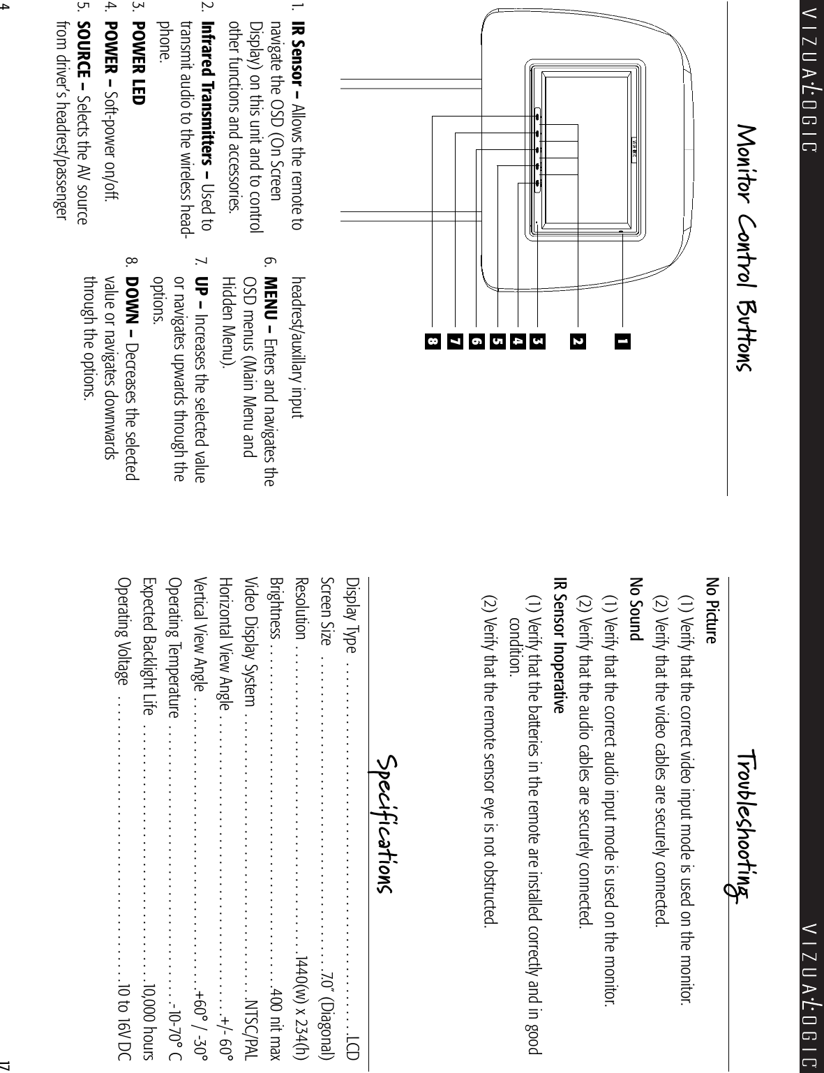 Page 4 of 10 - Vizualogic Vizualogic-A-1000-Users-Manual- 0879-370 A-1000 Owners  Vizualogic-a-1000-users-manual