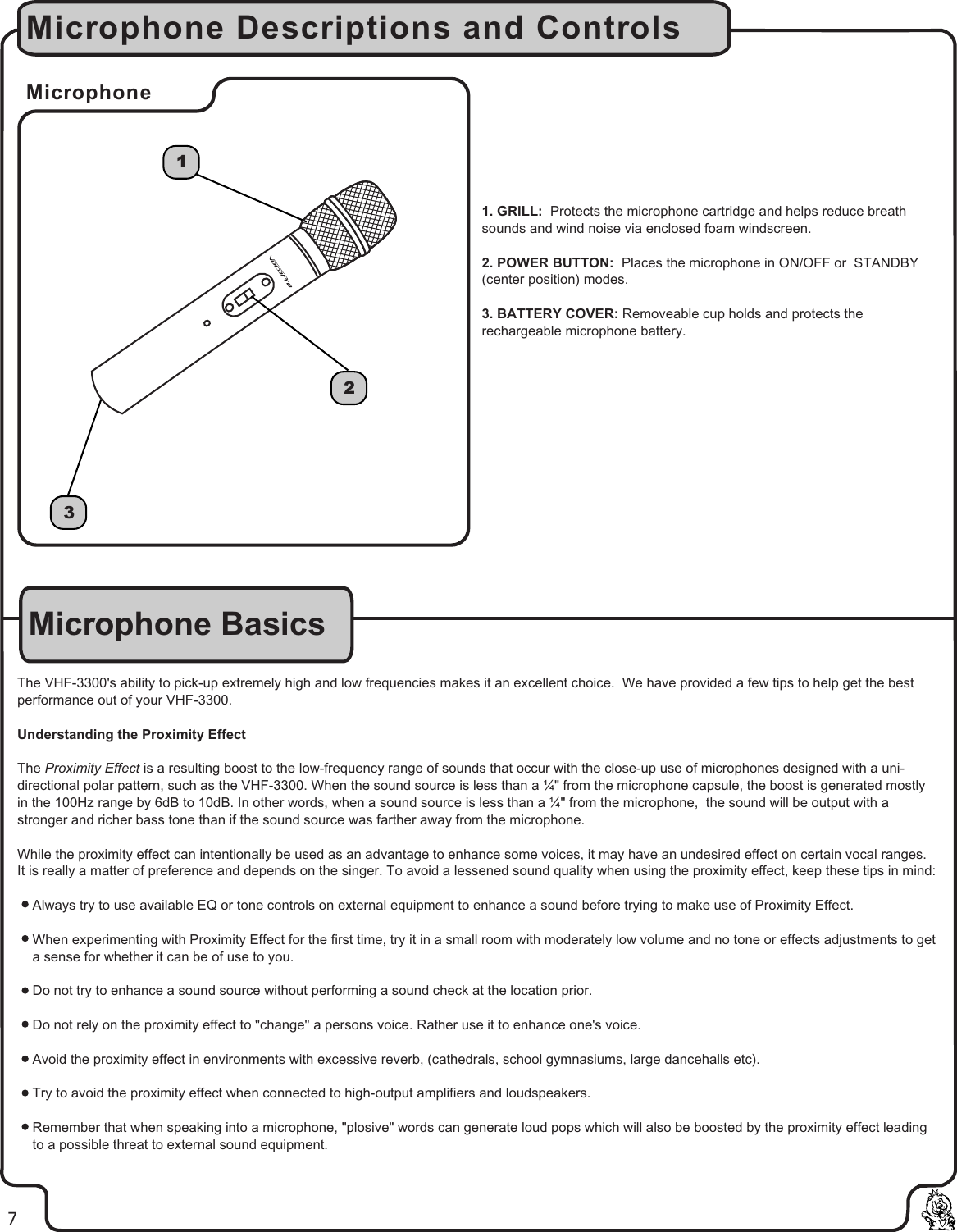 Page 8 of 11 - Vocopro Vocopro-Vhf-3300-Users-Manual- Pg 01 Cover  Vocopro-vhf-3300-users-manual