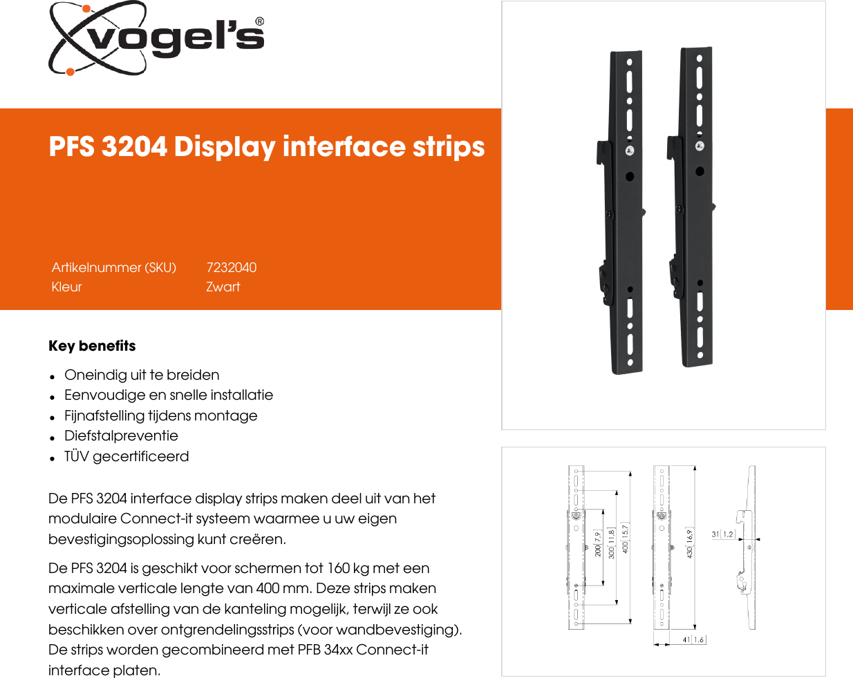 Page 1 of 2 - Leaflet Version 4.0  PFS-3204-Display-interface-strips-2394-nl