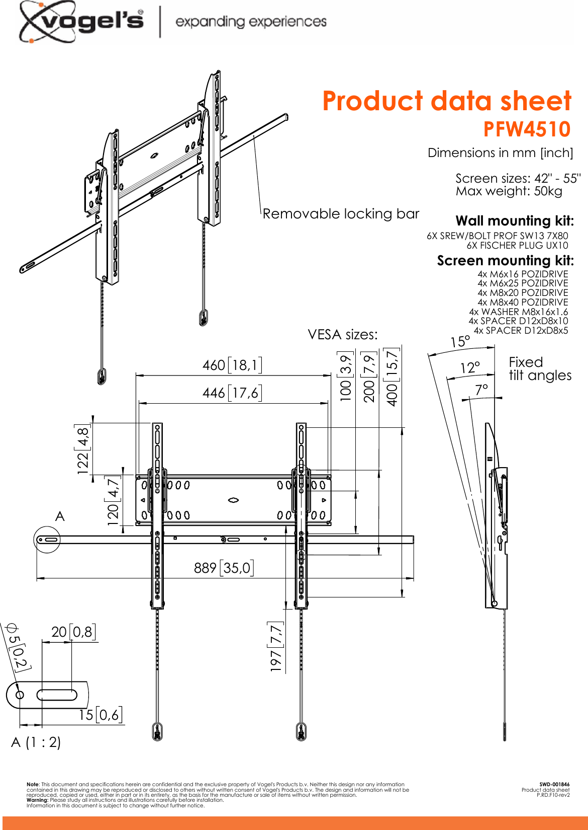 Page 1 of 1 - T410160_4510  Product Data Sheet PFW 4510