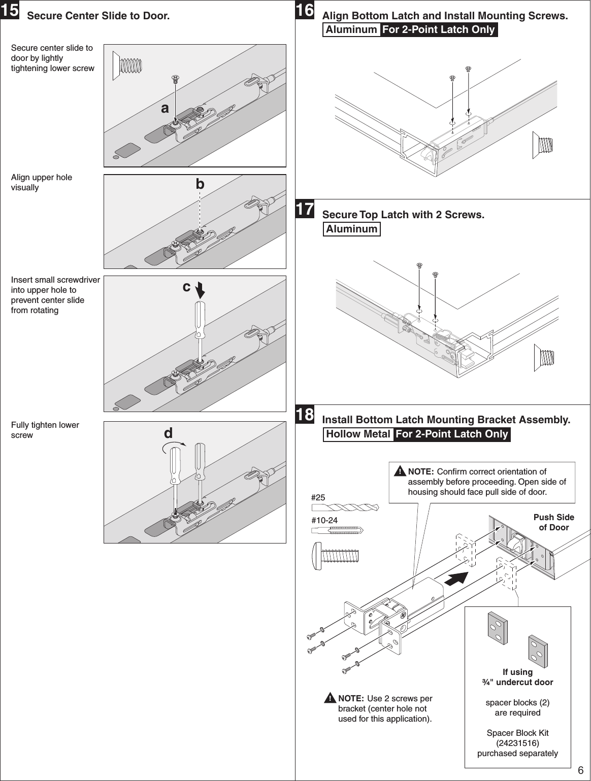 Page 6 of 12 - Von Duprin  3349A/3549A 105584