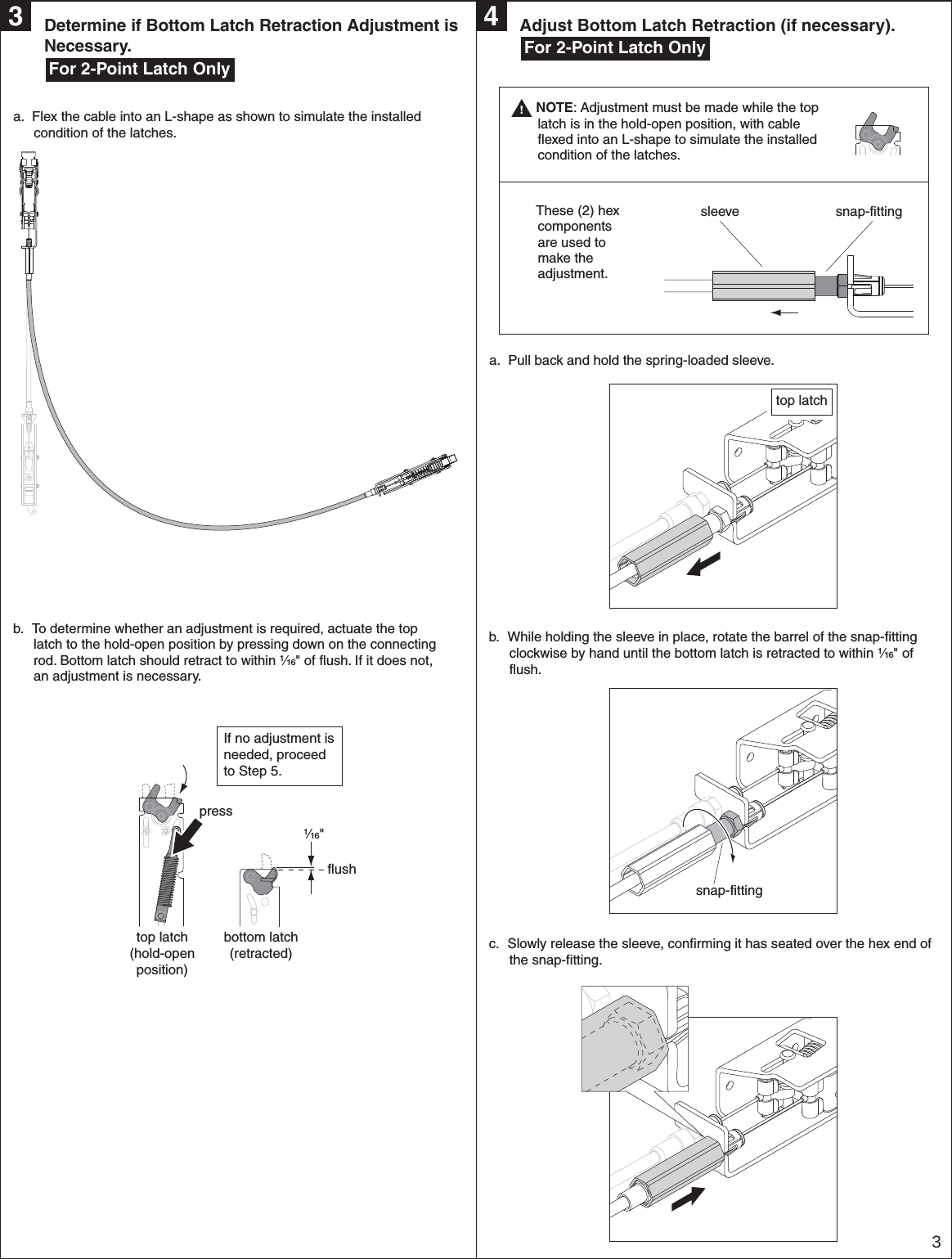 Page 3 of 12 - Von Duprin 23970734_g 98/9949 Metal Door Installation Instructions 105677