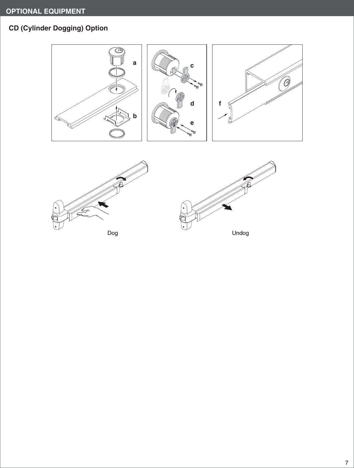 Page 7 of 8 - Von Duprin 911373-f 98/99 Rim Installation Instructions 107600