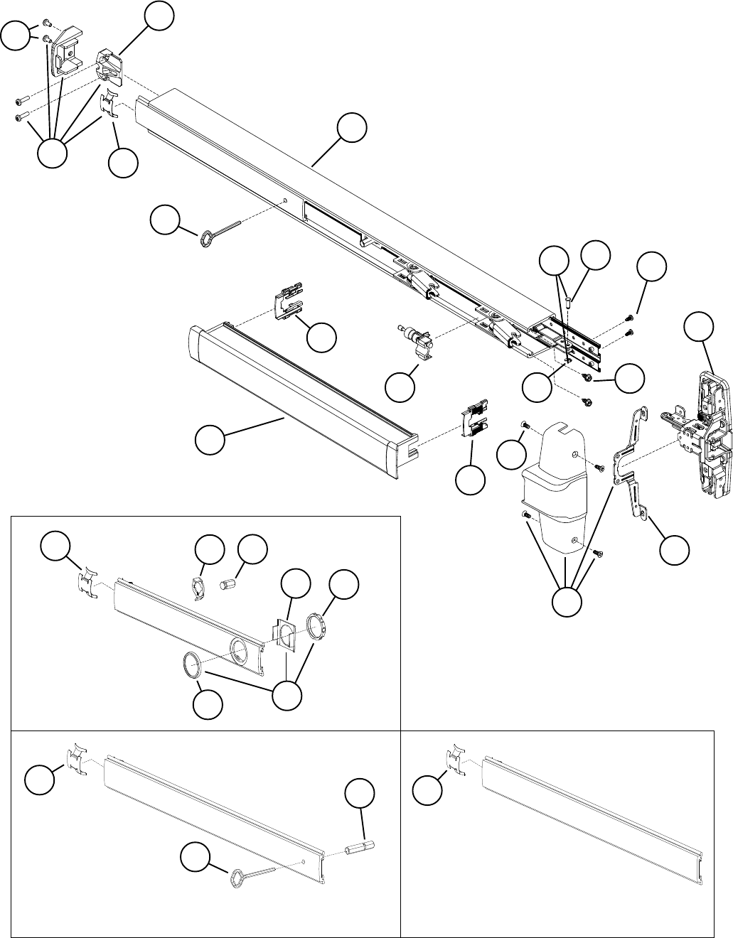 Von Duprin 98/9927 Surface Vertical Rod Exit Device 108731