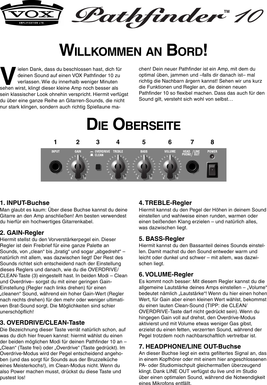 Page 7 of 9 - Vox Vox-Pathfinder-10-Users-Manual- Pathfinder 10 Manual  Vox-pathfinder-10-users-manual