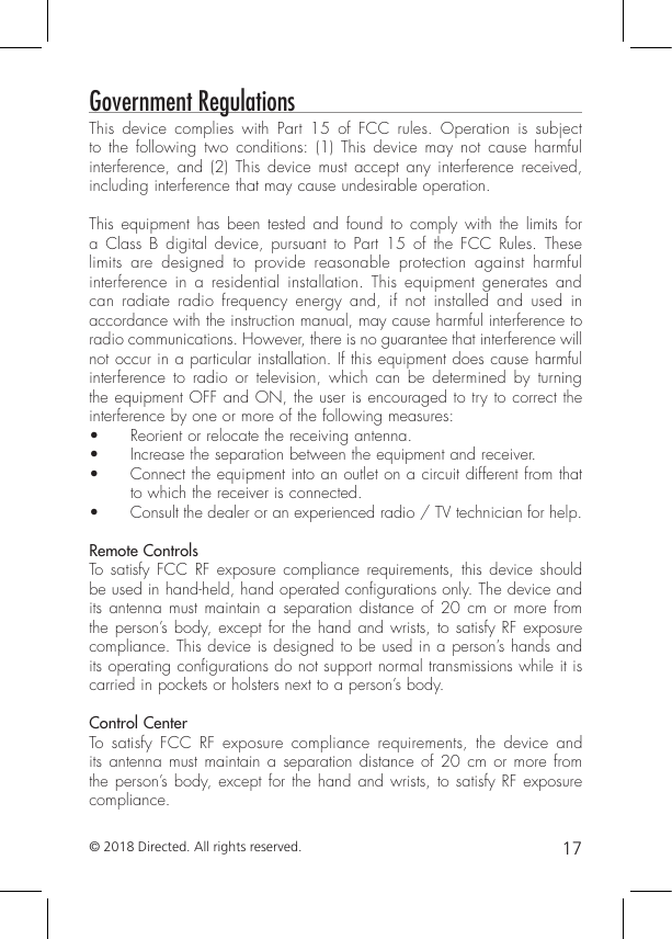 Page 19 of Voxx Electronics DEI7121 7121V User Manual 