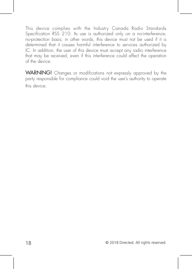Page 20 of Voxx Electronics DEI7121 7121V User Manual 