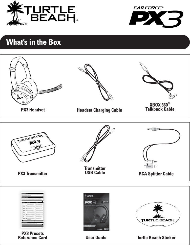 Page 2 of Voyetra Turtle Beach TB2241 PX3 TX User Manual manual part 1