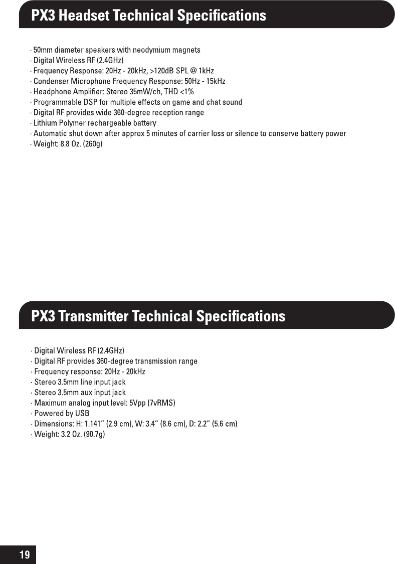 Page 22 of Voyetra Turtle Beach TB2241 PX3 TX User Manual manual part 1