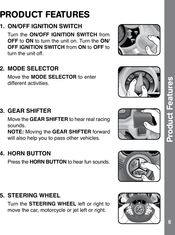 Page 7 of 11 - Vtech Vtech-3-In-1-Race-And-Learn-Owners-Manual-  Vtech-3-in-1-race-and-learn-owners-manual