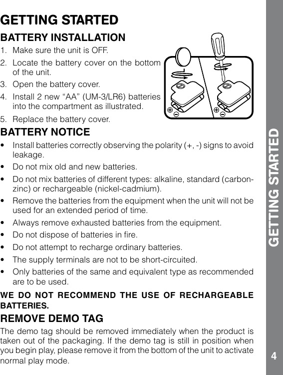 Page 5 of 8 - Vtech Vtech-Abc-Food-Fun-Users-Manual- Vtech-abc-food-fun-users-manual