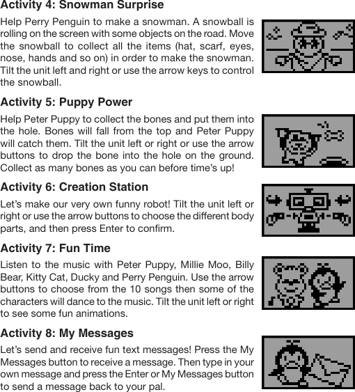 Page 8 of 10 - Vtech Vtech-Abc-Text-And-Go-Motion-Owners-Manual-  Vtech-abc-text-and-go-motion-owners-manual
