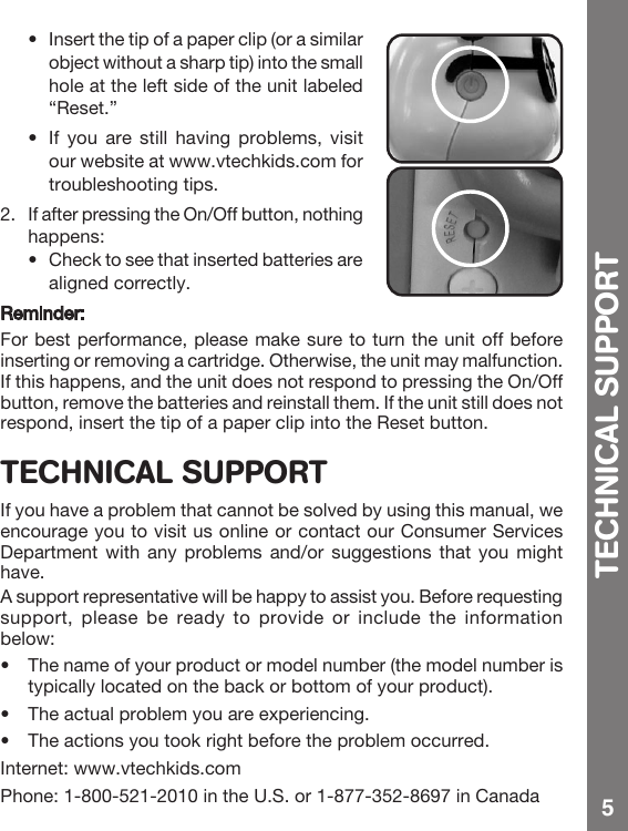 Page 6 of 8 - Vtech Vtech-Bugsby-Reading-System-Book-Spongebob-Squarepants-Spongehenge-Owners-Manual-  Vtech-bugsby-reading-system-book-spongebob-squarepants-spongehenge-owners-manual