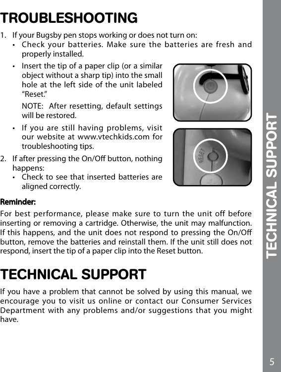 Page 6 of 10 - Vtech Vtech-Bugsby-Reading-System-Book-Word-World-Ducks-Hiccups-Owners-Manual-  Vtech-bugsby-reading-system-book-word-world-ducks-hiccups-owners-manual