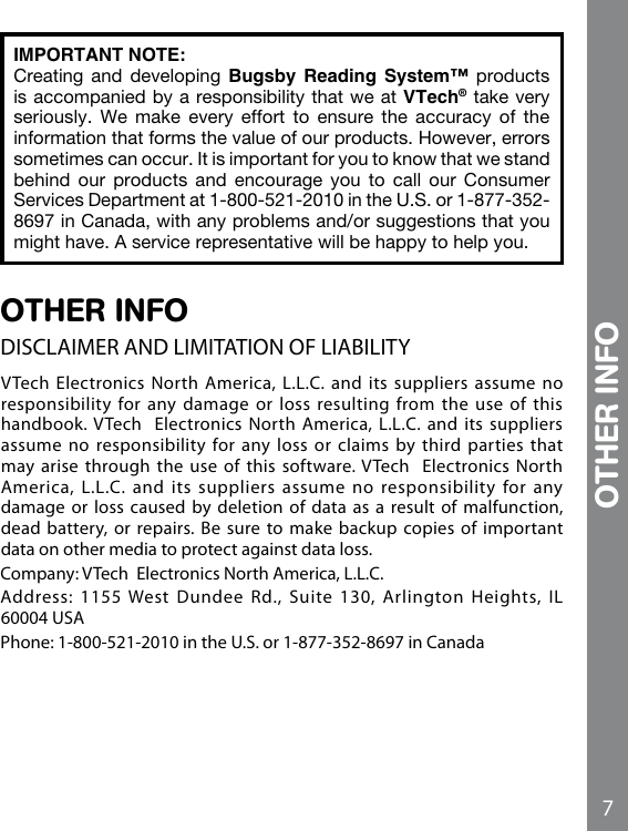 Page 8 of 10 - Vtech Vtech-Bugsby-Reading-System-Book-Word-World-Ducks-Hiccups-Owners-Manual-  Vtech-bugsby-reading-system-book-word-world-ducks-hiccups-owners-manual