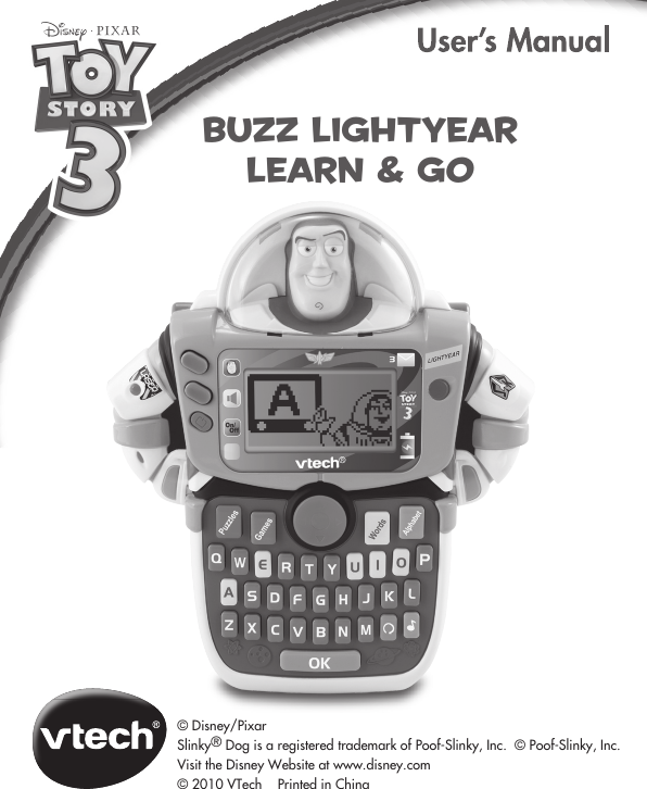 vtech buzz lightyear learn and go