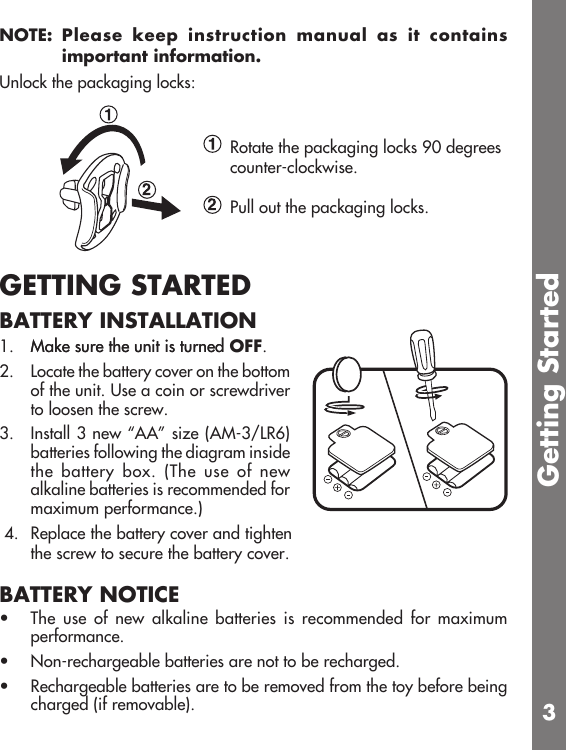 Page 4 of 10 - Vtech Vtech-Buzz-Lightyear-Talk-And-Teach-Phone-Owners-Manual-  Vtech-buzz-lightyear-talk-and-teach-phone-owners-manual