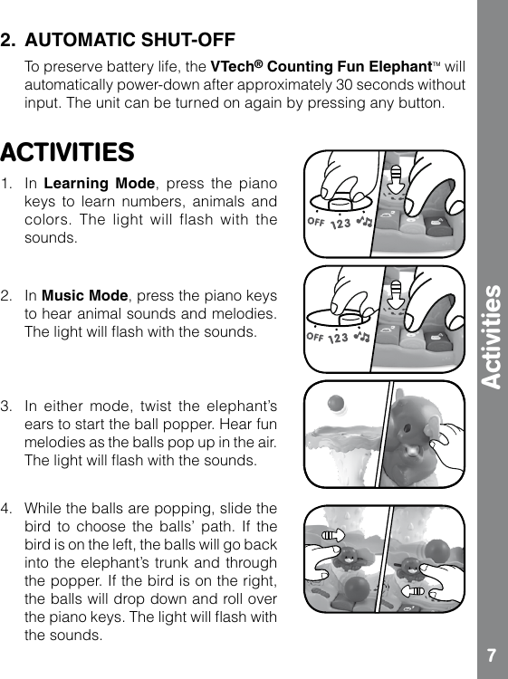 Page 7 of 10 - Vtech Vtech-Counting-Fun-Elephant-Owners-Manual-  Vtech-counting-fun-elephant-owners-manual