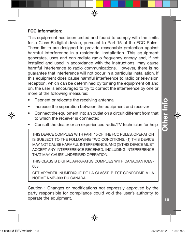 Page 10 of 11 - Vtech Vtech-Crazy-Legs-Learning-Bugs-Owners-Manual-  Vtech-crazy-legs-learning-bugs-owners-manual