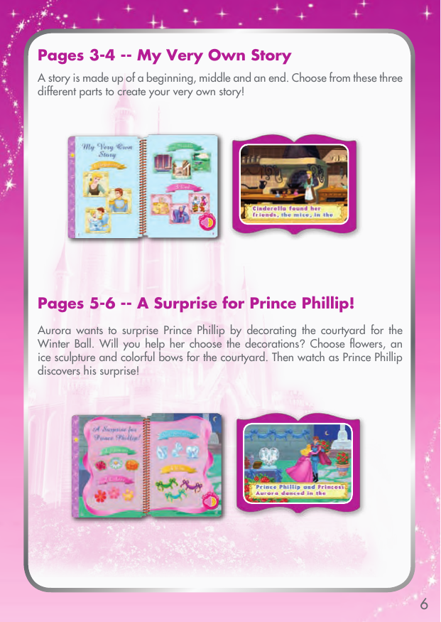 Page 7 of 12 - Vtech Vtech-Create-A-Story-Disney-Princess-Cinderella-And-Sleeping-Beauty-Owners-Manual- Create-A-Story(tm) Disney Princess  Vtech-create-a-story-disney-princess-cinderella-and-sleeping-beauty-owners-manual