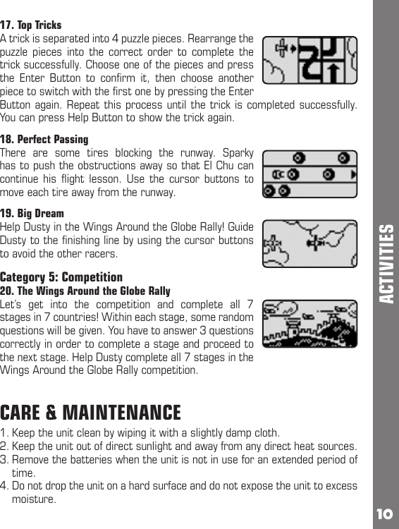 Page 10 of 12 - Vtech Vtech-Disney-Planes-Learning-Laptop-Owners-Manual-  Vtech-disney-planes-learning-laptop-owners-manual