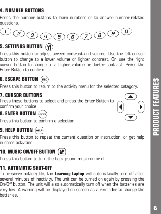 Page 6 of 12 - Vtech Vtech-Disney-Planes-Learning-Laptop-Owners-Manual-  Vtech-disney-planes-learning-laptop-owners-manual