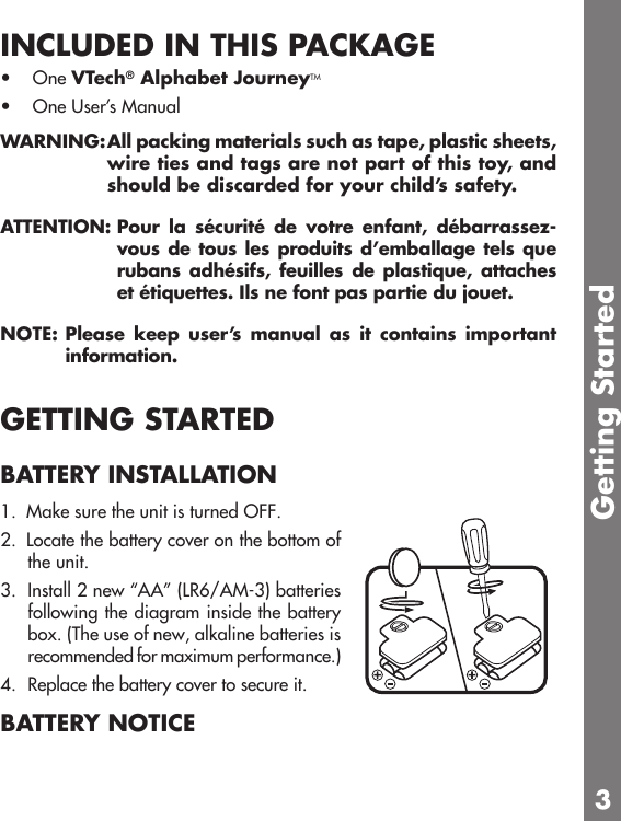 Page 4 of 10 - Vtech Vtech-Dora-Alphabet-Journey-Owners-Manual-  Vtech-dora-alphabet-journey-owners-manual