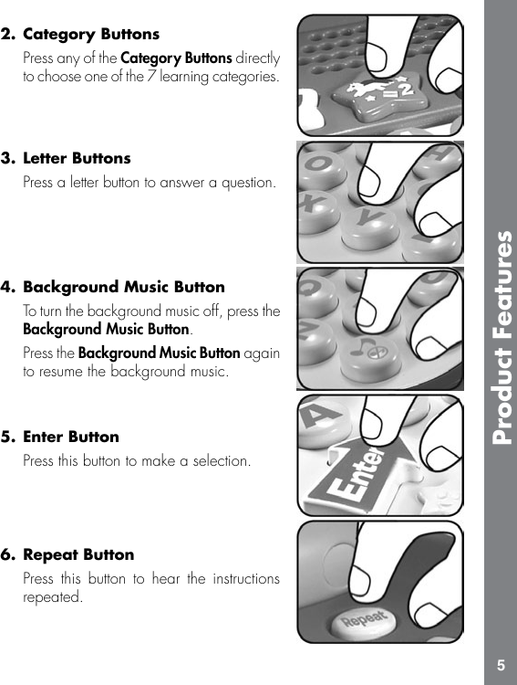 Page 6 of 12 - Vtech Vtech-Dora-Learning-Laptop-Owners-Manual-  Vtech-dora-learning-laptop-owners-manual