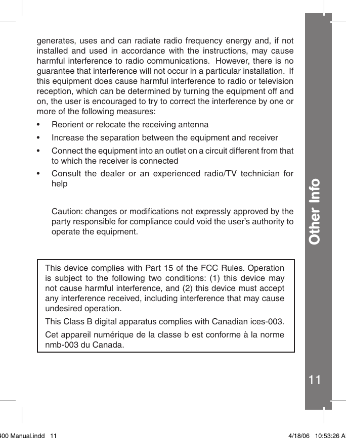 Page 12 of 12 - Vtech Vtech-Explore-And-Learn-Mat-Owners-Manual- 69400 Manual AW  Vtech-explore-and-learn-mat-owners-manual