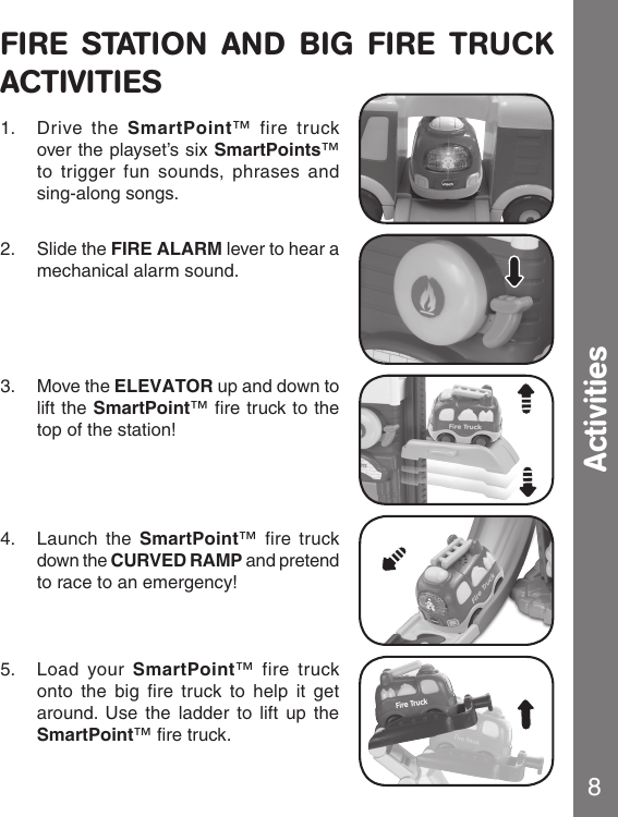 Page 9 of 12 - Vtech Vtech-Go-Go-Smart-Wheels-Fire-Command-Rescue-Center-Owners-Manual-  Vtech-go-go-smart-wheels-fire-command-rescue-center-owners-manual