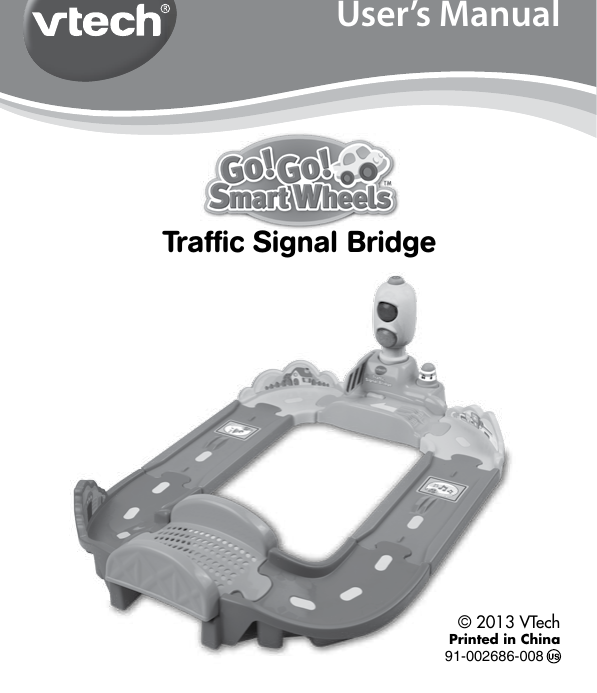 Page 1 of 10 - Vtech Vtech-Go-Go-Smart-Wheels-Traffic-Signal-Bridge-Owners-Manual-  Vtech-go-go-smart-wheels-traffic-signal-bridge-owners-manual