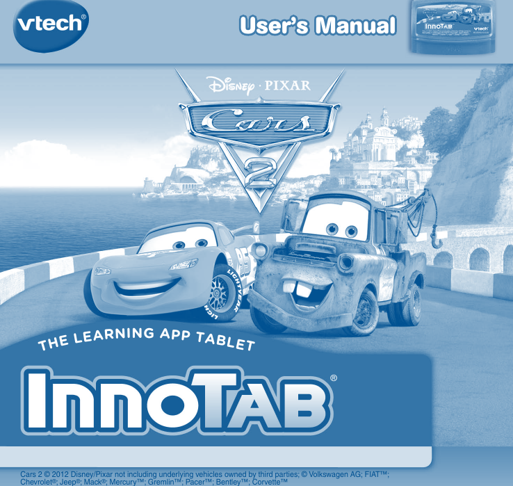 cars 2 innotab