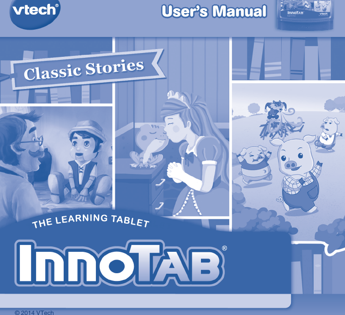 Page 1 of 12 - Vtech Vtech-Innotab-Software-Classic-Stories-Owners-Manual-  Vtech-innotab-software-classic-stories-owners-manual