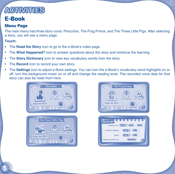 Page 6 of 12 - Vtech Vtech-Innotab-Software-Classic-Stories-Owners-Manual-  Vtech-innotab-software-classic-stories-owners-manual
