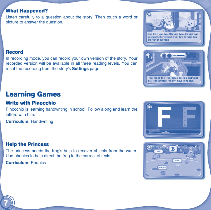 Page 8 of 12 - Vtech Vtech-Innotab-Software-Classic-Stories-Owners-Manual-  Vtech-innotab-software-classic-stories-owners-manual