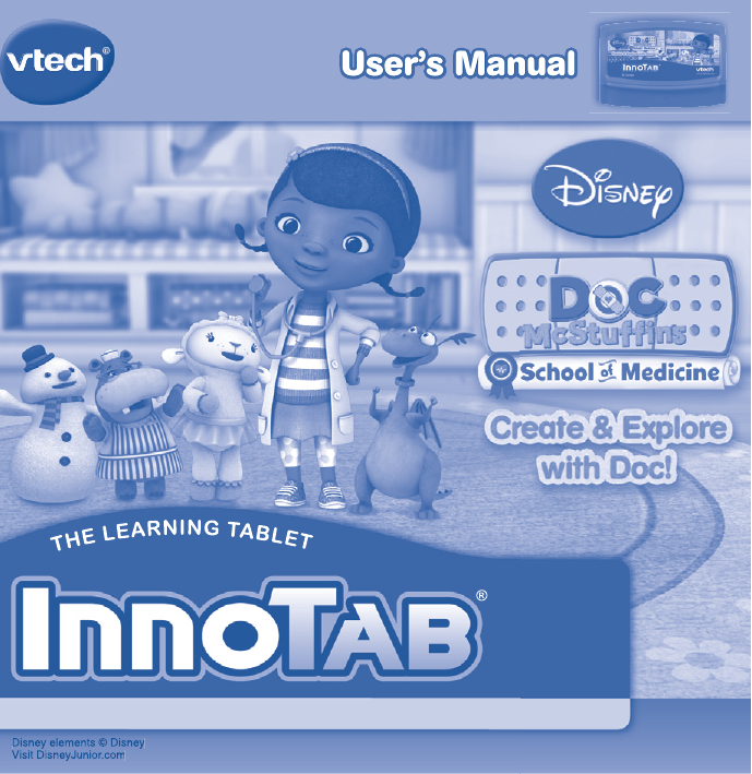 Page 1 of 12 - Vtech Vtech-Innotab-Software-Doc-Mcstuffins-Create-And-Lear-Owners-Manual-  Vtech-innotab-software-doc-mcstuffins-create-and-lear-owners-manual