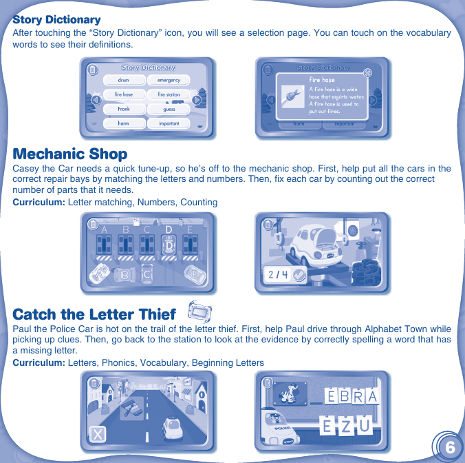 Page 7 of 12 - Vtech Vtech-Innotab-Software-Go-Go-Smart-Wheels-Owners-Manual-  Vtech-innotab-software-go-go-smart-wheels-owners-manual