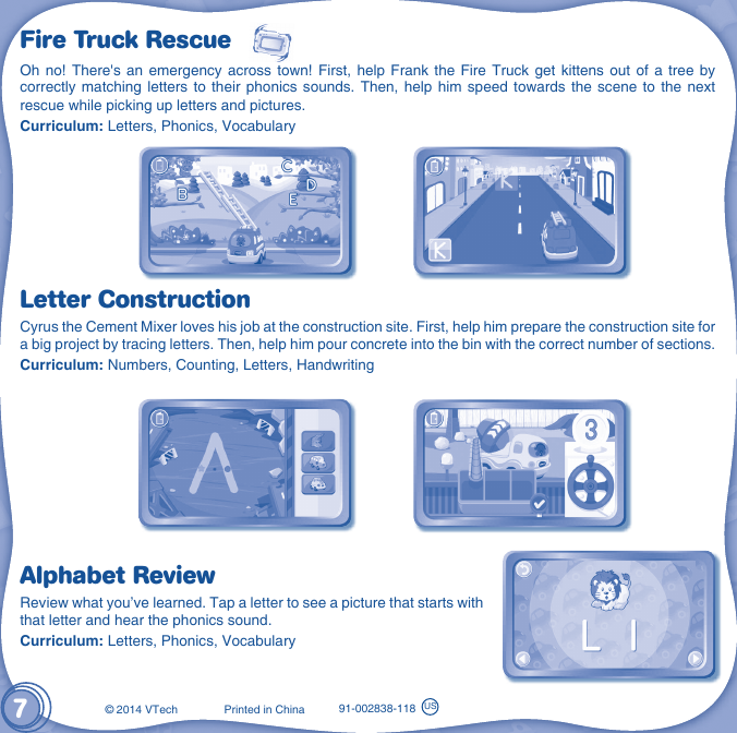 Page 8 of 12 - Vtech Vtech-Innotab-Software-Go-Go-Smart-Wheels-Owners-Manual-  Vtech-innotab-software-go-go-smart-wheels-owners-manual