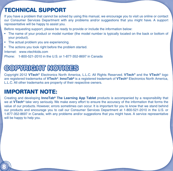 Page 9 of 10 - Vtech Vtech-Innotab-Software-Mickey-Mouse-Clubhouse-Owners-Manual-  Vtech-innotab-software-mickey-mouse-clubhouse-owners-manual