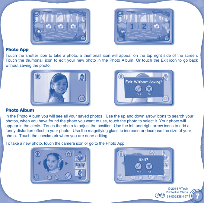 Page 8 of 12 - Vtech Vtech-Innotab-Software-My-First-Nursery-Rhymes-Owners-Manual-  Vtech-innotab-software-my-first-nursery-rhymes-owners-manual