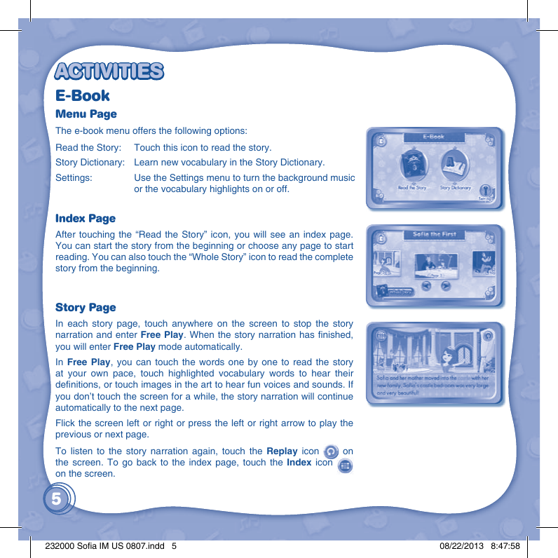Page 6 of 12 - Vtech Vtech-Innotab-Software-Sofia-The-First-Owners-Manual-  Vtech-innotab-software-sofia-the-first-owners-manual