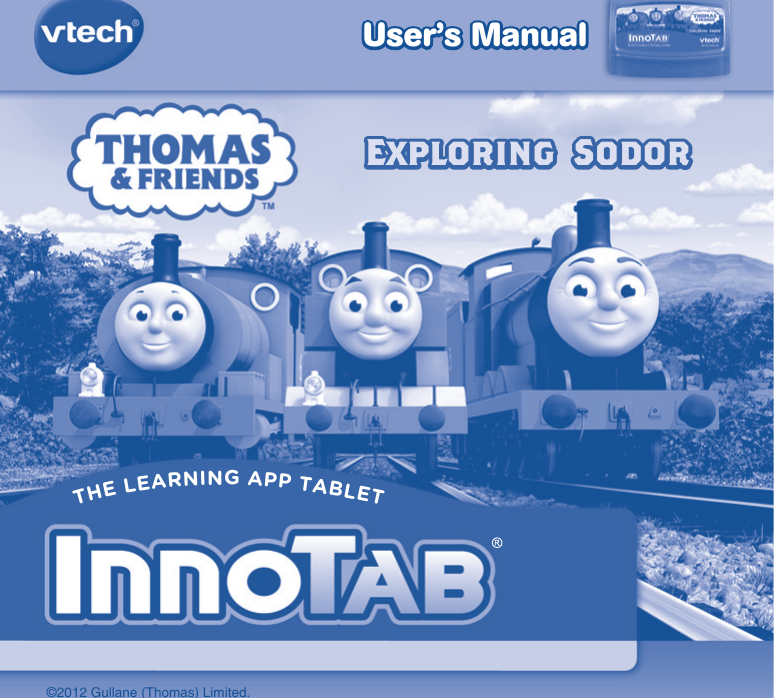 Page 1 of 10 - Vtech Vtech-Innotab-Software-Thomas-And-Friends-Owners-Manual-  Vtech-innotab-software-thomas-and-friends-owners-manual