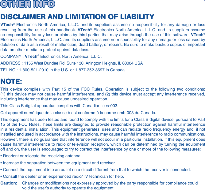 Page 10 of 10 - Vtech Vtech-Innotab-Software-Toy-Story-Owners-Manual- Vtech-innotab-software-toy-story-owners-manual