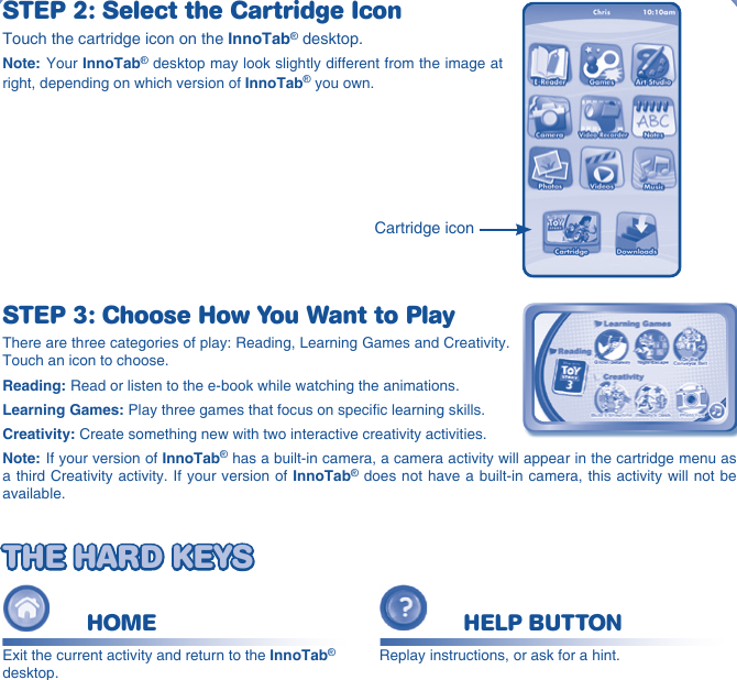 Page 4 of 10 - Vtech Vtech-Innotab-Software-Toy-Story-Owners-Manual- Vtech-innotab-software-toy-story-owners-manual